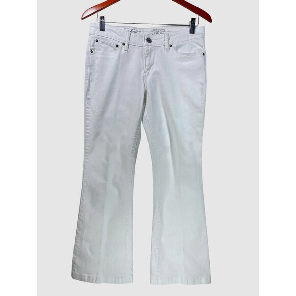 Levi’s Jeans Demi Curve Flare White Jeans Flare Demi Curve Levis Womens 28x32 - Picture 3 of 10